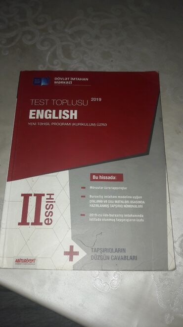 test toplusu ingilis dili 2 hisse 2019 pdf: English ( Test Toplusu )
2-ci hissə ( 2019 )