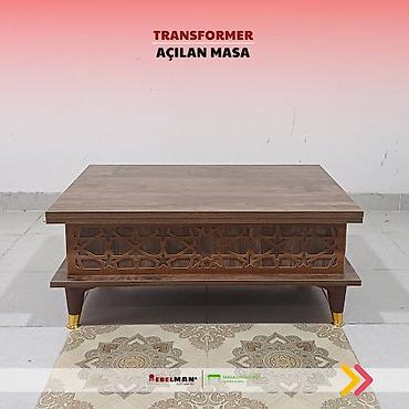 Masalar: Jurnal masası, Yeni, Transformer, Laminat, Dördbucaq masa — 3
