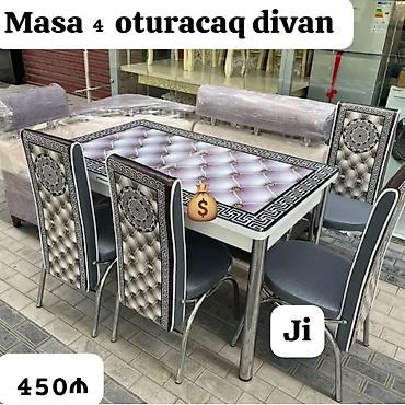 damla mebel stol stul: Künc divan masa oturacaq rəng seçimi var — 1