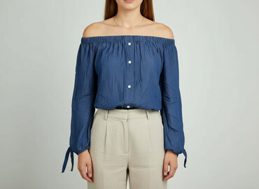 tanie koszulki oversize: Жіноча блуза, розмір L