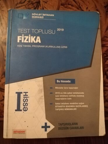 fizika test toplusu cavabları 2019: Fizika test toplusu