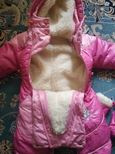 mommy baby подгузники бишкек в Кыргызстан | Другие товары для детей: Детский комбинезон зимний теплый на 1-2года трансформер внутренний