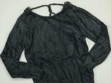 bluzki czarne plus size: Fleece, S (EU 36), condition - Good