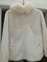 женские шубы турецкого производства: Шуба, цвет - Белый
