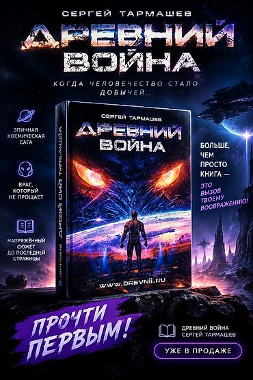 нужны: Книга: «Древний. Война» — Сергей Тармашев пишите в личку какая книга — 1