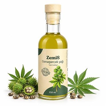 Ev və bağ: ZemiS günəbaxan yağı soyuq sıxım– 1 litr. Etiket üzərində qeyd — 5