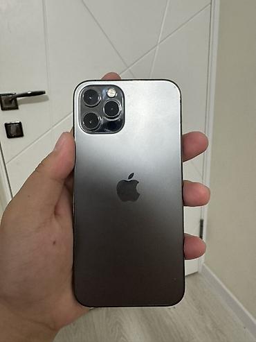iphone 12 pro max цена бишкек бу: IPhone 12 Pro, Б/у, 128 ГБ, Графит, Защитное стекло, 74 % — 2