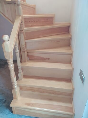 Pilləkən məhəccərləri: Taxta pilləkan sifatişi — 14