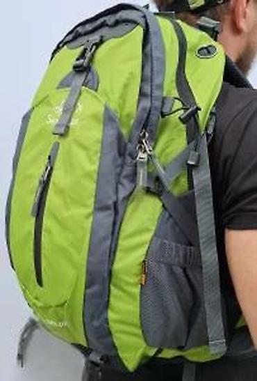 Sportske torbe i rančevi: Planinarski ranac Sentman Adventure 40L – zeleni/sivo-crni - — 13