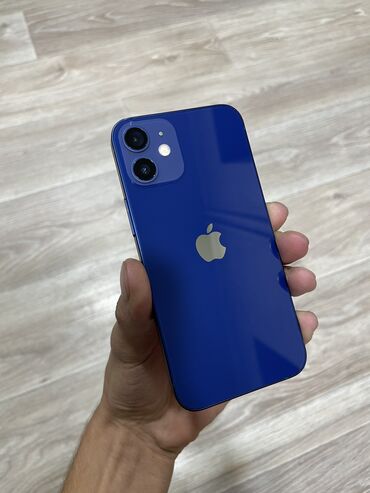 красивый номер телефона: IPhone 12 mini, Колдонулган, 128 ГБ, Sierra Blue, Коргоочу айнек, 93 %