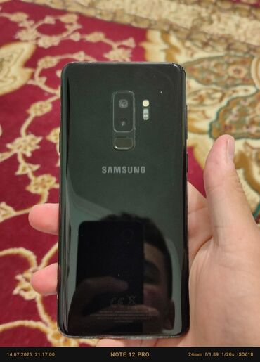 кухонный робот майкук цена: Samsung Galaxy S9 Plus, Колдонулган, 64 ГБ, түсү - Кара, 1 SIM, 2 SIM