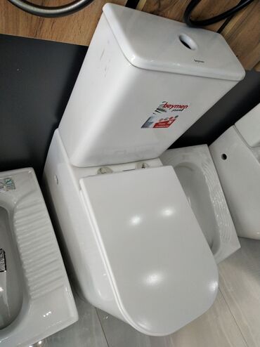 unitaz oturacagi: Beymen markasına aid ağ rəngli unitaz. Bu unitaz hamam otaqları üçün