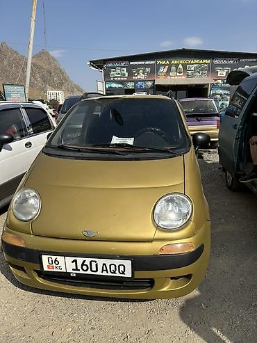 285 75 16: Daewoo Matiz: 1999 г., Механика, Бензин, Хэтчбэк — 5