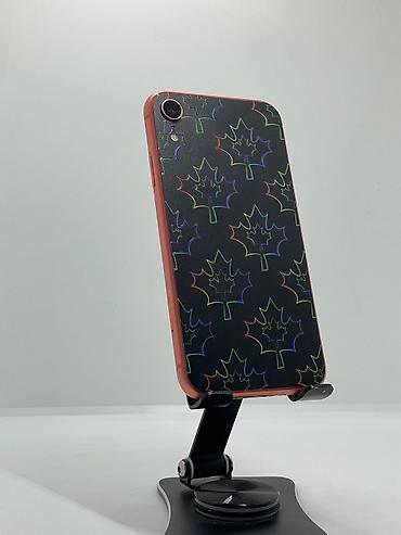 IPhone Xr, Б/у, 128 ГБ, Оранжевый, 77 %