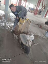 Beton işləri: #Betonkesme #betondeşmə Beton kubik kərpic - dən kəsim deşim — 17