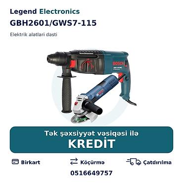 açar dest: Elan başlığı: Elektrik alətlər dəsti GBH2601/GWS7-115 Elektrik — 1