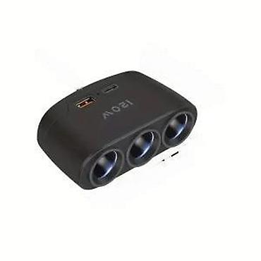 Ostalo: Auto punjač sa 3 priključka+2 USB Ouyaaqii D'25 NOVO. Opis proizvoda — 10