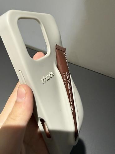 ucuz parca: Rhode dodaq balzamı tutacağı olan telefon qabı Original🆘 İphone — 5