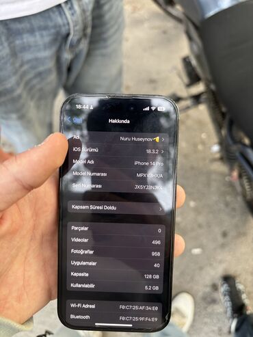 Elektronika: IPhone 14 Pro, 128 GB, Black Titanium