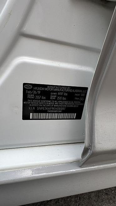 sonata: Hyundai Sonata: 2019 г., 2.4 л, Автомат, Бензин, Седан — 4