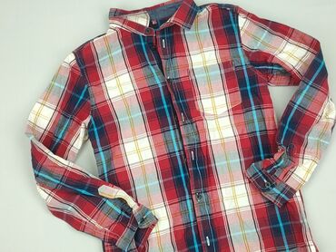 koszulka tech fleece: Shirt 12 years, condition - Very good, pattern - Cell, color - Red