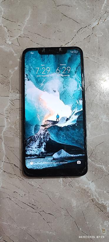 poko c75: Poco Pocophone F1, 64 GB, rəng - Qara, Barmaq izi, Face ID, Sensor — 1