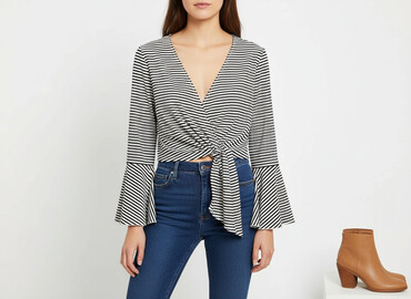 bluzki do spodenek: River Island Petite, Bluzka damska, rozmiar M