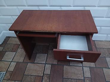 mdf laminat: Düz masa, Polkalı, Siyirməli, MDF — 2
