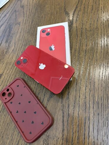 islenmis notebooklar: IPhone 13, 128 ГБ, Красный, Face ID