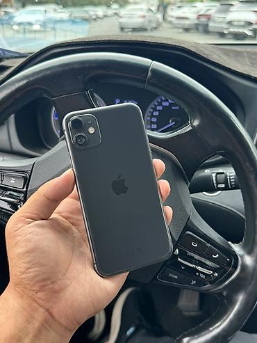IPhone 11, Колдонулган, 128 ГБ, Кара, Каптама, Коргоочу айнек, 100 %
