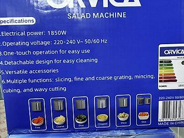 пищевой приниер: Электрическая овощерезка ORVICA Salad Machine 6-в-1 Характеристики: - — 2