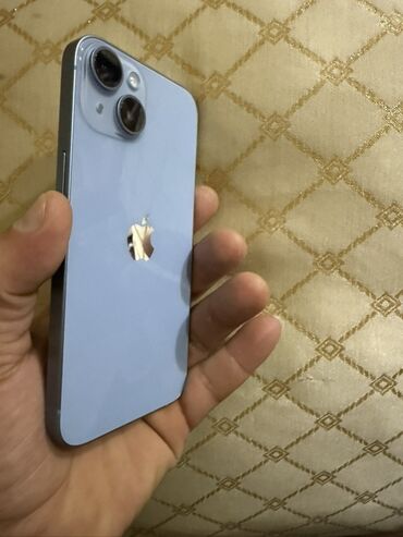 gps купить: IPhone 14, 128 GB, Göy, Face ID