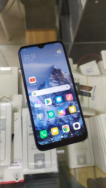 острый нож: Redmi, Redmi Note 7, Колдонулган, 64 ГБ, түсү - Көк, 2 SIM