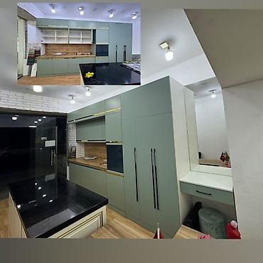 Mətbəx mebeli: Endirim olundu! Vitrin mətbəx mebeli – ölçü 5 m. - Modern dizayn — 1