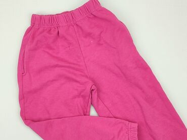 kurtka koszulowa w kratę różowa: Sweatpants, KIK, 5-6 years, 110/116, condition - Good