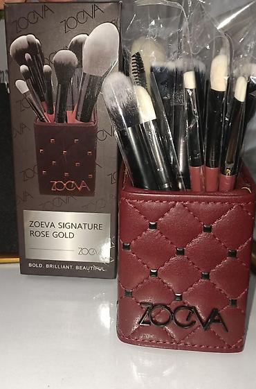 Gözəllik və sağlamlıq: ZOEVA Signature Rose Gold makiyaj fırça dəsti - Brend: ZOEVA - — 4