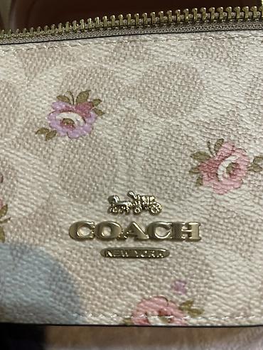 Косметички: Косметичка/кейc для аксессуаров COACH - Фирменный принт Signature с — 5