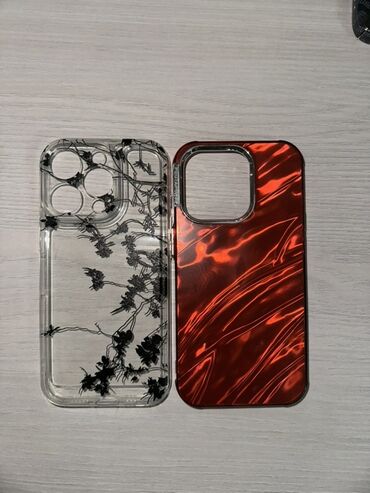 Чехлы: Набор из двух чехлов для iPhone 14pro(модуль камеры под Pro-линейку с