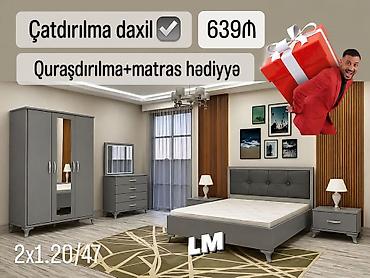 ringlice za tekstil: *Yataq dəsti* *Sifarişlə və yeni* Qiymət : *639₼* Dəstə — 1