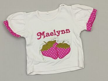 spongebob koszulka dla dzieci: Koszulka, 6-9 m, stan - Dobry