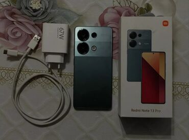 Redmi: Redmi, Redmi Note 13 Pro, Б/у, 256 ГБ, цвет - Зеленый, 2 SIM