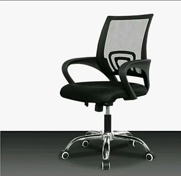 Ofis mebeli: Yeni, Təkərli, Qolları tənzimlənmir, Parça — 4