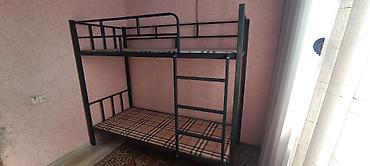 bunk bed: Двухъярусная металлическая кровать - Прочная стальная рама с — 3