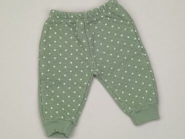 zielona sukienka: Sweatpants, 0-3 months, condition - Good