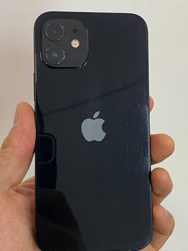 Мобильные телефоны: IPhone 12, Б/у, 256 ГБ, Черный, 100 %