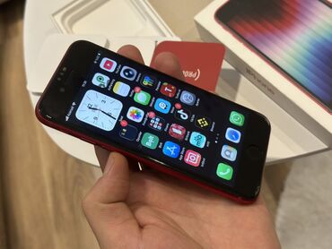 Apple iPhone: IPhone SE 2022, Qırmızı, Simsiz şarj — 9