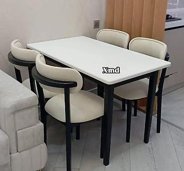 taxt ucun baza: Mətbəx/Qonaq otağı üçün masa və stul dəstləri - Model: Müxtəlif — 5