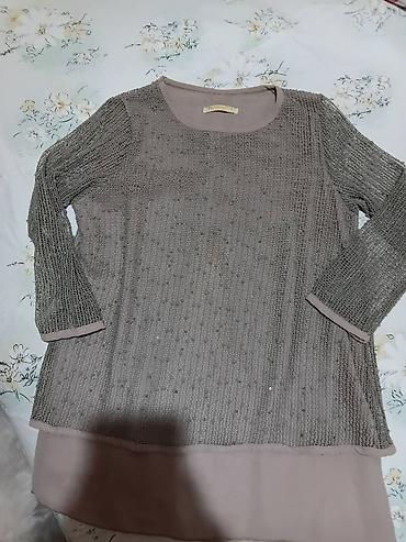 Bluze: Ženska odeća – set majica i bluza - Pletena bluza/sweater u — 2