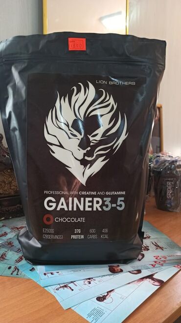 Спортивное питание: Гейнер для набора мышечной массы тела. Увеличевает силовые — 4