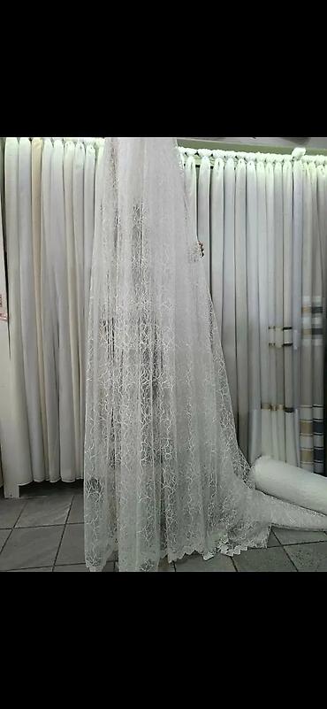 Zavese i draperije: Zavese od tila sa bogatim vezom – više dezena - Materijal: proziran — 12